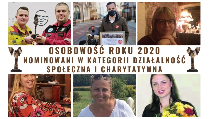 Osobowości Roku 2020 powiat kołobrzeski - nominowani w kategorii Działalność społeczna i charytatywna [ZDJĘCIA]