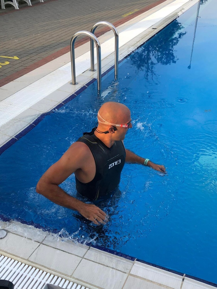 Michał Czerniak wystartował z Wrzesińskim Maratonem Pływackim na basenie przy ul. Gnieźnieńskiej!