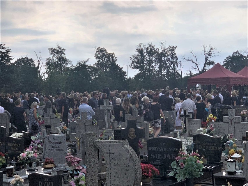 Pogrzeb Jana Kaspra - cmentarz nowofarny, Wągrowiec - 22.08.2023