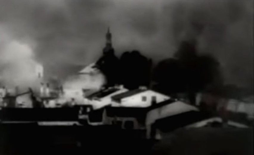 Spalenie Złoczewa. Tragiczne wydarzenia z Września 1939 roku udokumentowali niemieccy najeźdźcy ZDJĘCIA, FILM