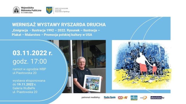 Wystawa prac rysownika Ryszarda Drucha