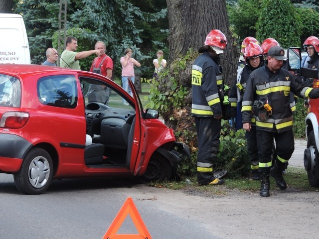 Wypadek na ulicy 8-go marca w Złotowie