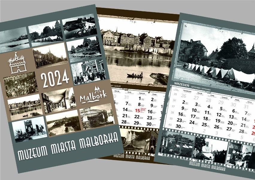 W Muzeum Miasta Malborka można kupić kalendarz na 2024 rok z...