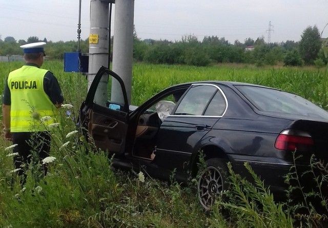 Policjanci po pościgu zatrzymali kierowcę BMW, który był pod wpływem środków odurzających