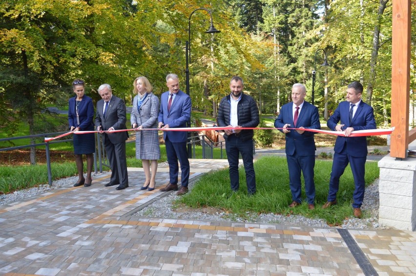 Park zdrojowy w Polańczyku został otwarty. Ma uatrakcyjnić uzdrowisko