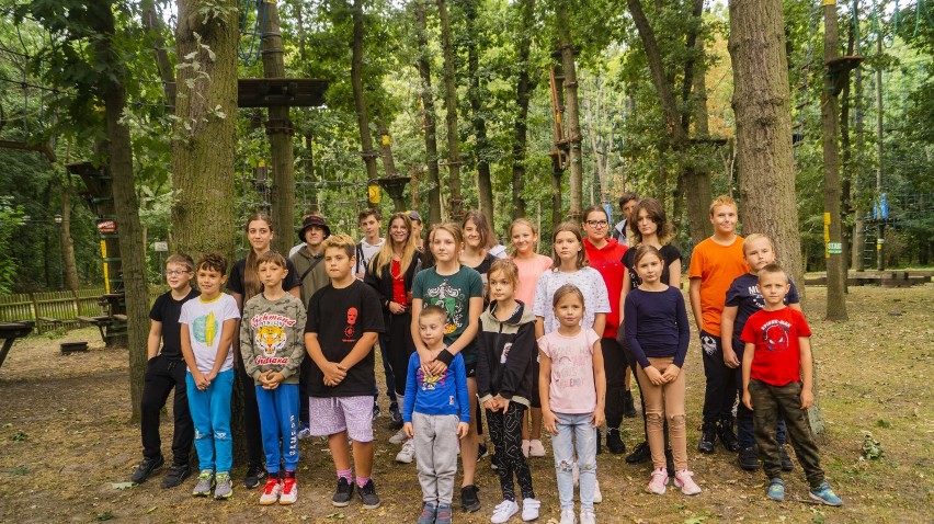 31 osób walczyło w zawodach w parku linowym w Inowrocławiu