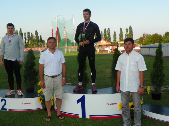 Bartosz Kogut (KKL Rodło Kwidzyn) - mistrz Polski juniorów w rzucie oszczepem