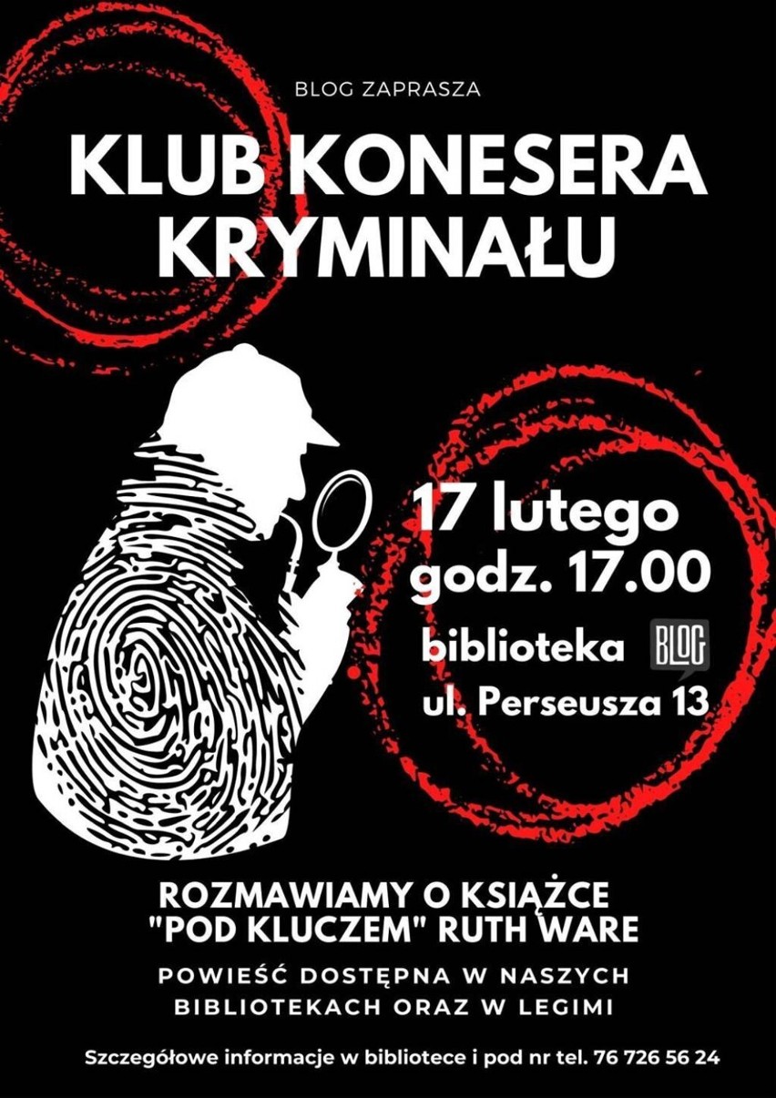 Klub Konesera Kryminału w Głogowie zaprasza na kolejne...