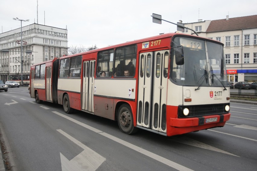 31.01.2009. Ostatni w Gdańsku  kurs autobusów marki Ikarus.