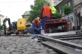 Kraków: nowoczesny rozjazd tramwajowy pod Bagatela [ZDJĘCIA]