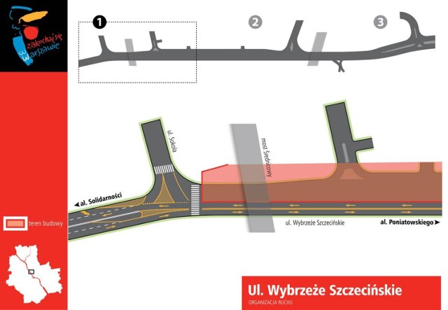 Prace przy Stadionie Narodowym wrą, odczują to kierowcy. Ulica ...