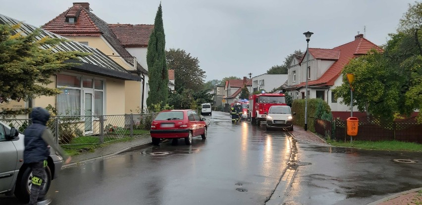  Ulewa w Kołobrzegu i okolicach. Straż pożarna miała ręce pełne roboty