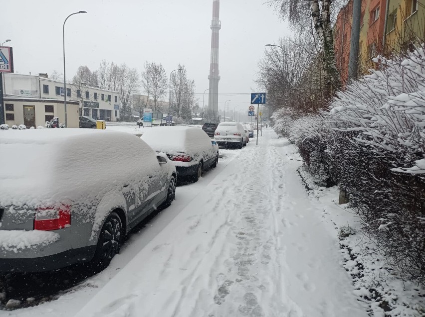 To nie Prima Aprilis. Zima w naszym regionie. Biało w Wałbrzychu.