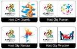 Gdański Neptun na logotypach polskich miast gospodarzy Euro 2012
