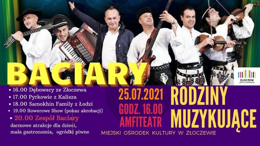 Rodziny Muzykujące w Złoczewie 2021. Festiwal w niedzielę 25 lipca. Kto zagra? ZDJĘCIA