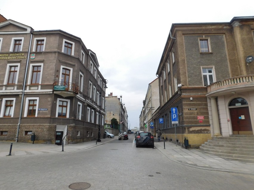 Ulica Dmowskiego w Wałbrzychu
