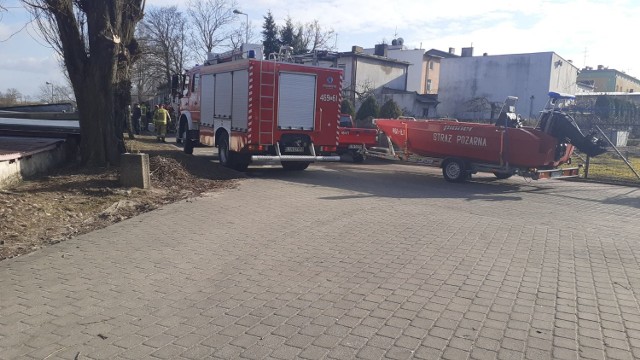 W całej akcji ratowniczej brali udział policjanci, wopr-owcy oraz strażacy