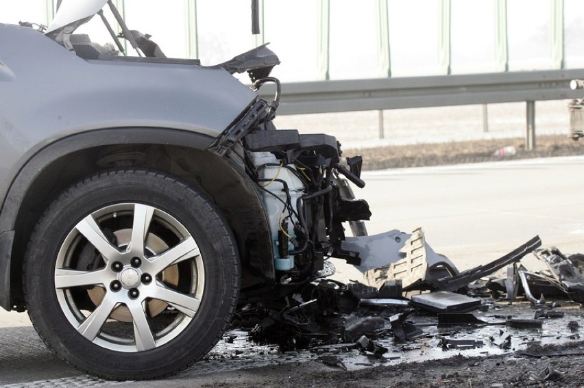 Wypadek na autostradzie A4 [ZDJĘCIA]