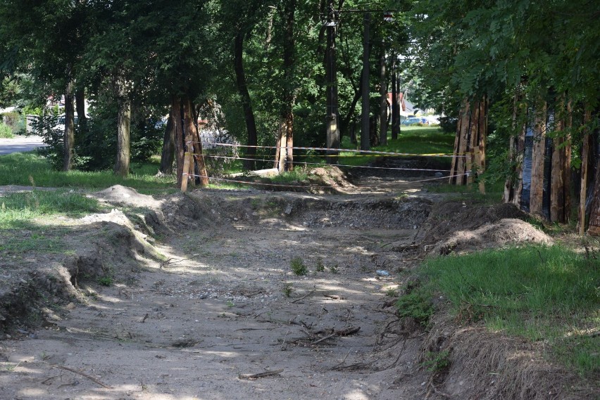 Tak wyglądał plac budowy na ul. Kostrzyńskiej we wtorek 24...