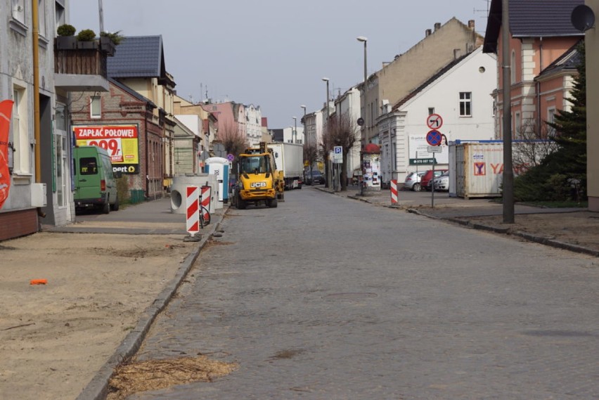 Nowy Tomyśl: na dobre trwa już remont ulicy Piłsudskiego