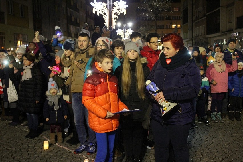 Serce dla Jurka Owsiaka i jego Orkiestry w Legnicy [ZDJĘCIA]