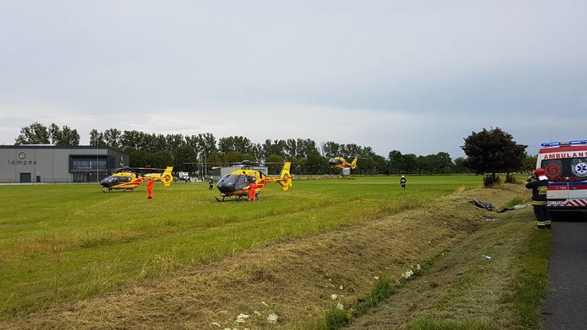 Groźny wypadek pod Wągrowcem