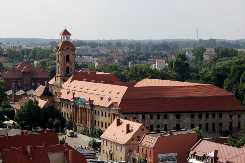 Panorama Żar dawniej i dziś