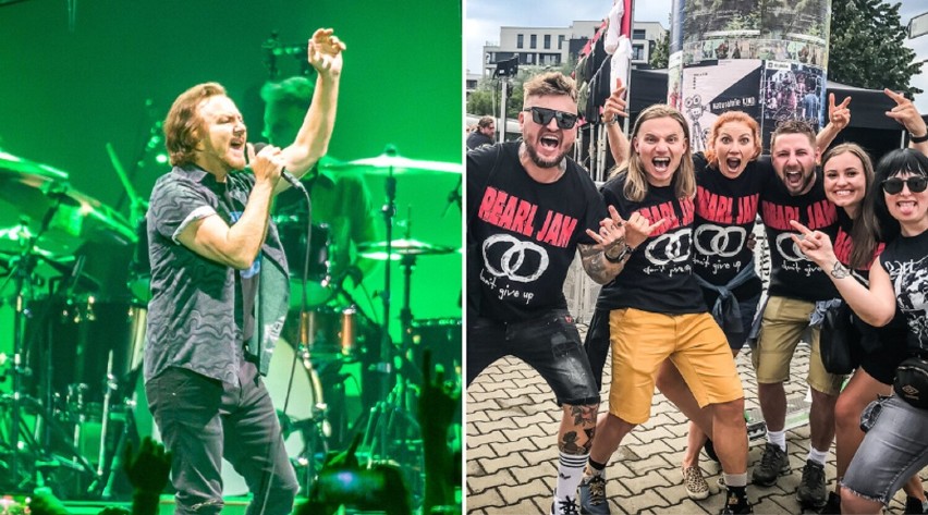 Koncert Pearl Jam w Krakowie przyciągnął tłumy fanów...