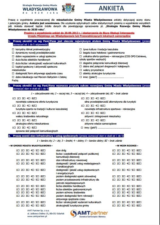 Strategia Rozwoju Gminy Miasta Władysławowa