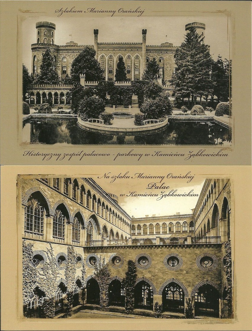 Widok na pałac Marianny Orańskiej w końcu XIX wieku.