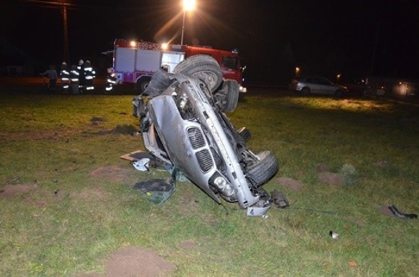 Wypadek w Somiance. Trzy osoby w szpitalu, kierowca pijany. 8.12.2019 [ZDJĘCIA]