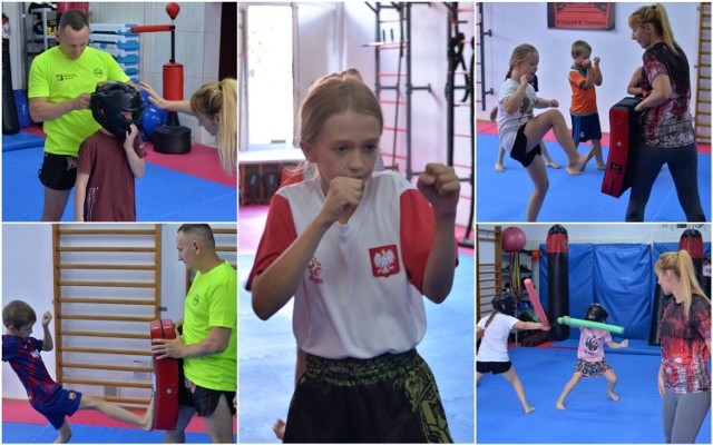 Zajęcia wakacyjne zorganizowane przez Academy Martial Arts dla dzieci we Włocławku przy wsparciu Fundacji Anwil