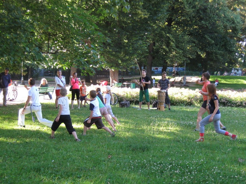 Capoeira Łódź w Parku Śniadaniowym