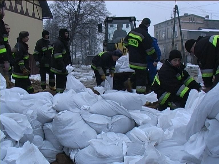 Wieleń - Zdjęcia z akcji przeciwpowodziowej