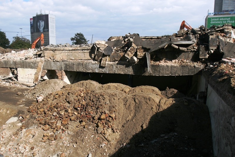 Przebudowa centrum Katowic - burzenie Centrum u MIchalika