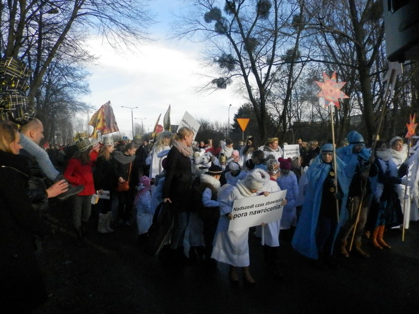 Orszak Trzech Króli w Śremie 6.01.2014