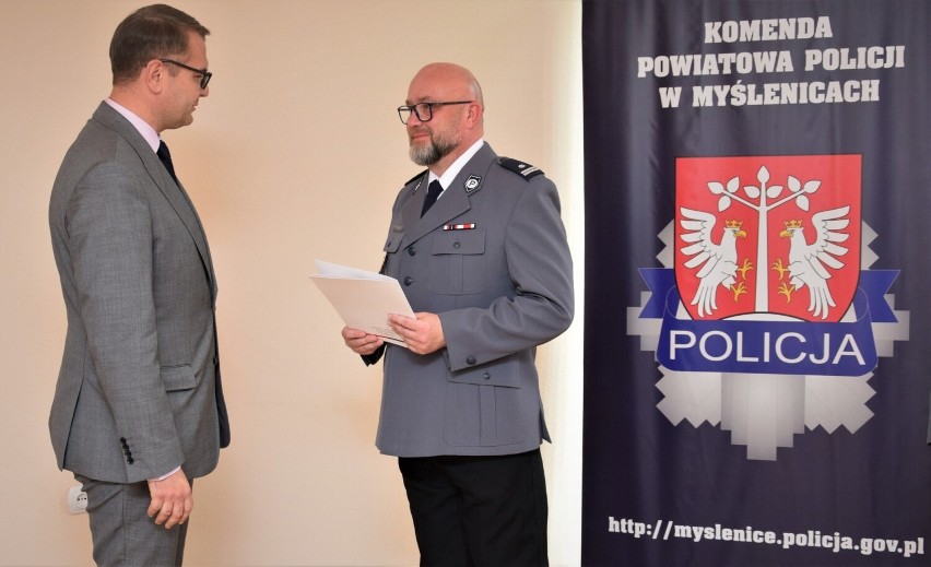 Nowy zastępca komendanta powiatowego policji w Myślenicach 