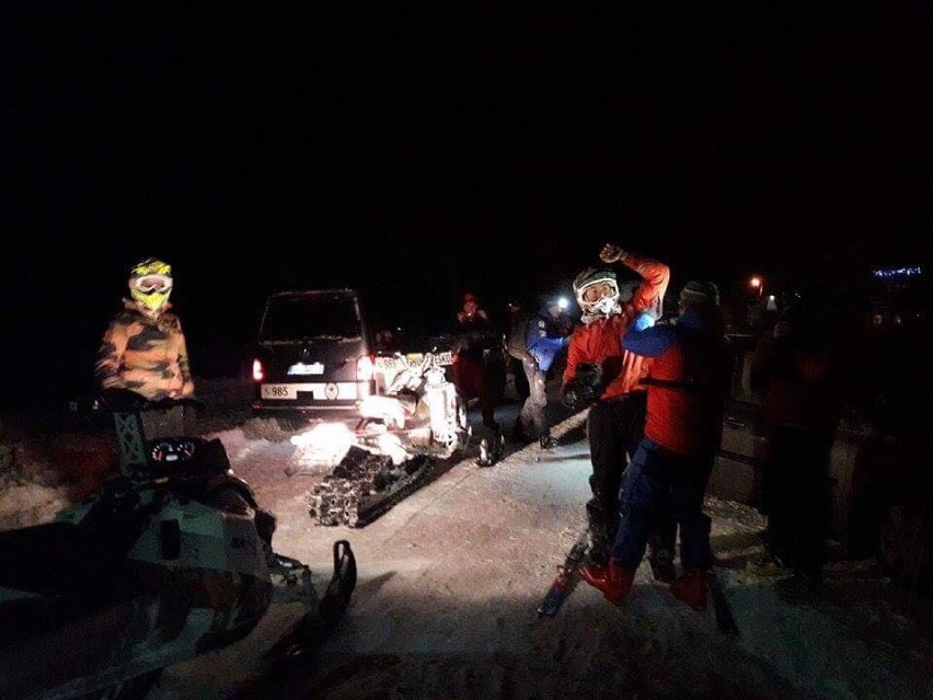 Piątkowa akcja ratowników GOPR w Beskidzie Małym
