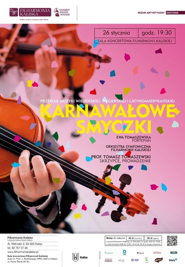 Koncert w Kaliszu. "Karnawałowe smyczki" w Filharmonii Kaliskiej