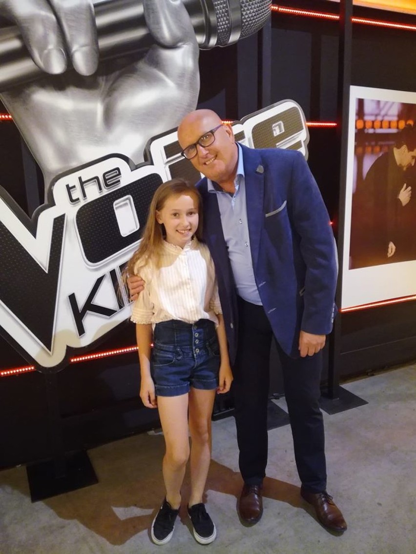 Ola Gwazdacz i Sławomir Buzanowski w The Voice Kids