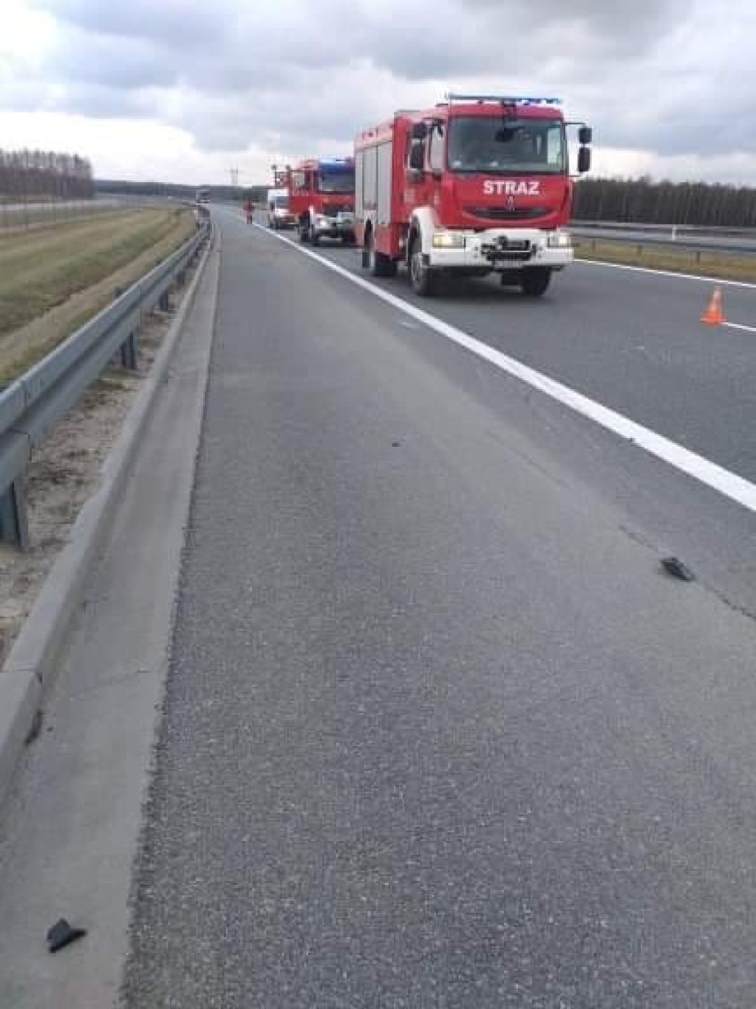 Do wypadku doszło na 510 km A4 na pasie w kierunku Krakowa