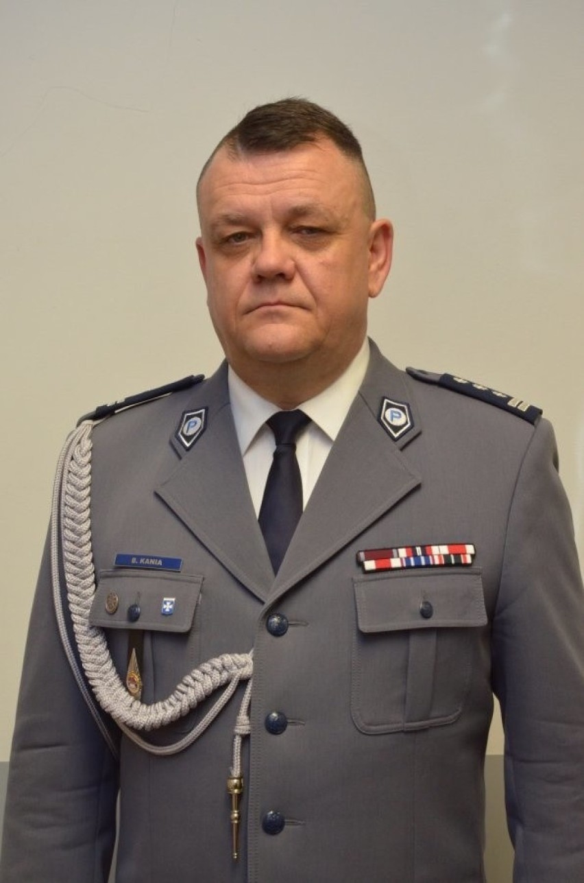 Inspektor Bogusław Kania Komendant Miejski Policji w...