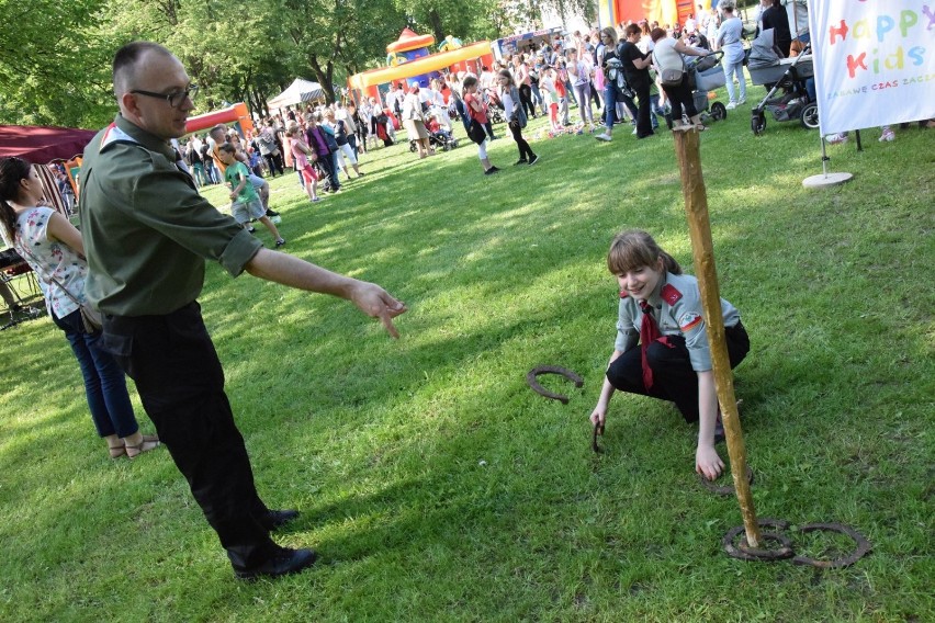 Dzień Dziecka w Sieradzu 2017 z festynem Spółdzielczego Domu Kultury. Impreza obfitowała w atrakcje