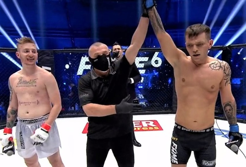 "Cypis" pokonał "Qbika" na gali Fame MMA 6 [zdjęcia]