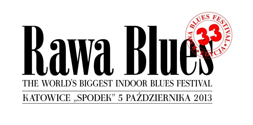 Logo tegorocznej edycji Rawa Blues Festival w katowickim...