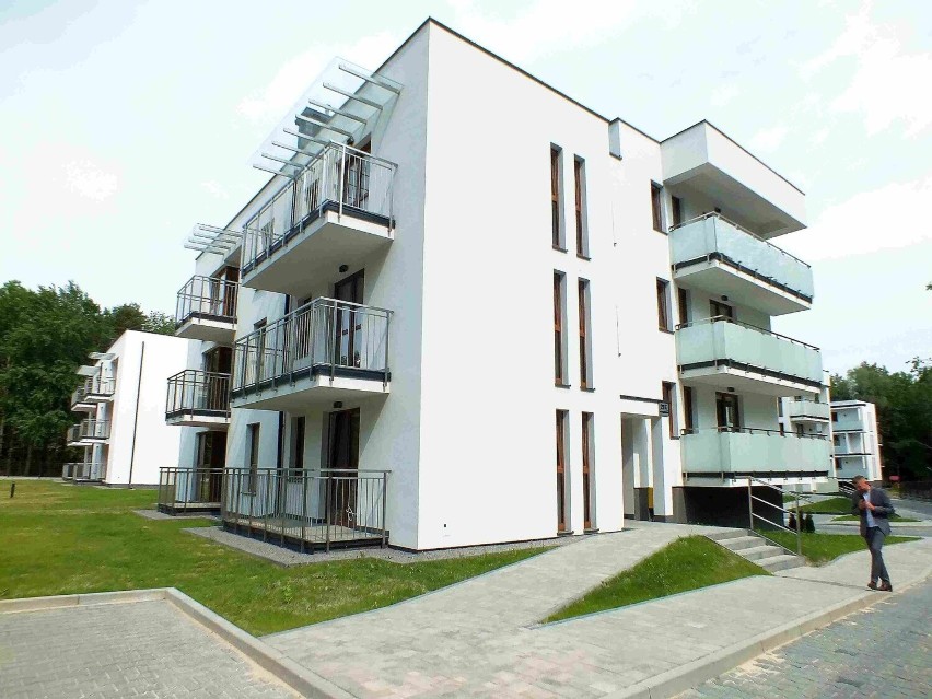 Pierwsza część osiedla Leśna Enklawa w Starachowicach. Jest 60 nowych mieszkań