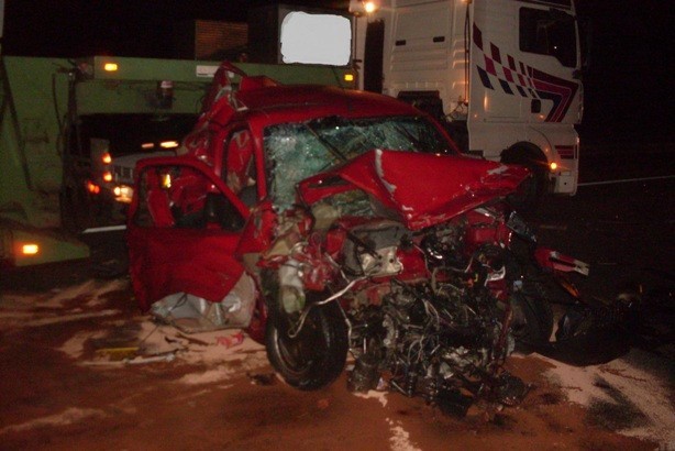 Wypadek na A2. Na 258 km autostrady (pod Koninem) tuż po północy doszło do wypadku, w którym uczestniczyły dwa samochody ciężarowe oraz samochód osobowy. Jedna osoba trafiła do szpitala.

Zobacz też: Wypadek na A2. Ciężarówka wjechała na samochód osobowy