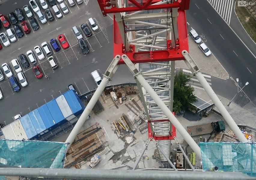 Budowa Hanza Tower w Szczecinie. Najnowsze ZDJĘCIA z placu budowy!