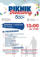 Niedziela pełna atrakcji: Piknik Rodzinny 800+ w Parku Centralnym w Olsztynie