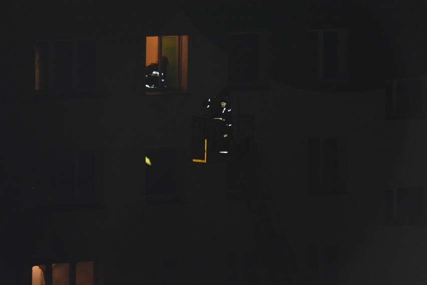 Tragiczny pożar w Koszalinie przy ul. Starzyńskiego. Zdjęcia internautów 